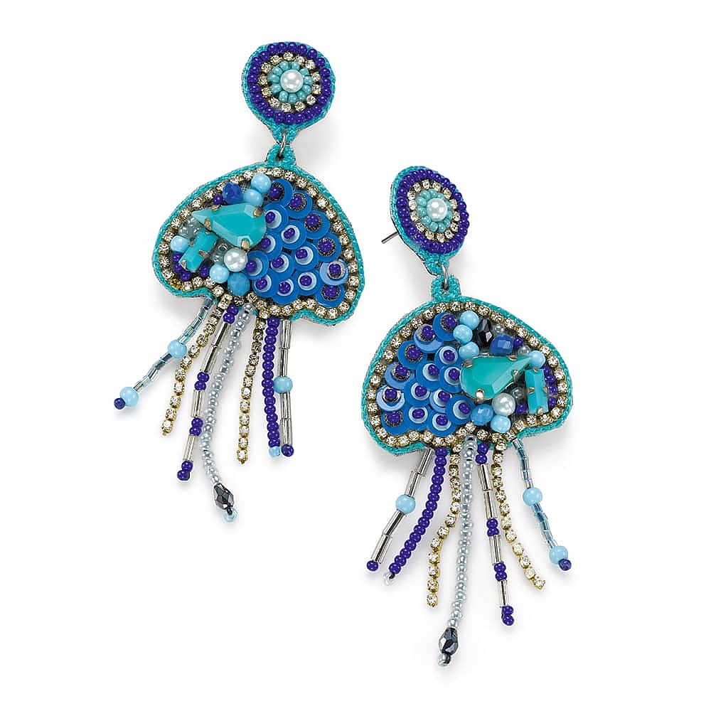 Electric Energy Jellyfish Earrings