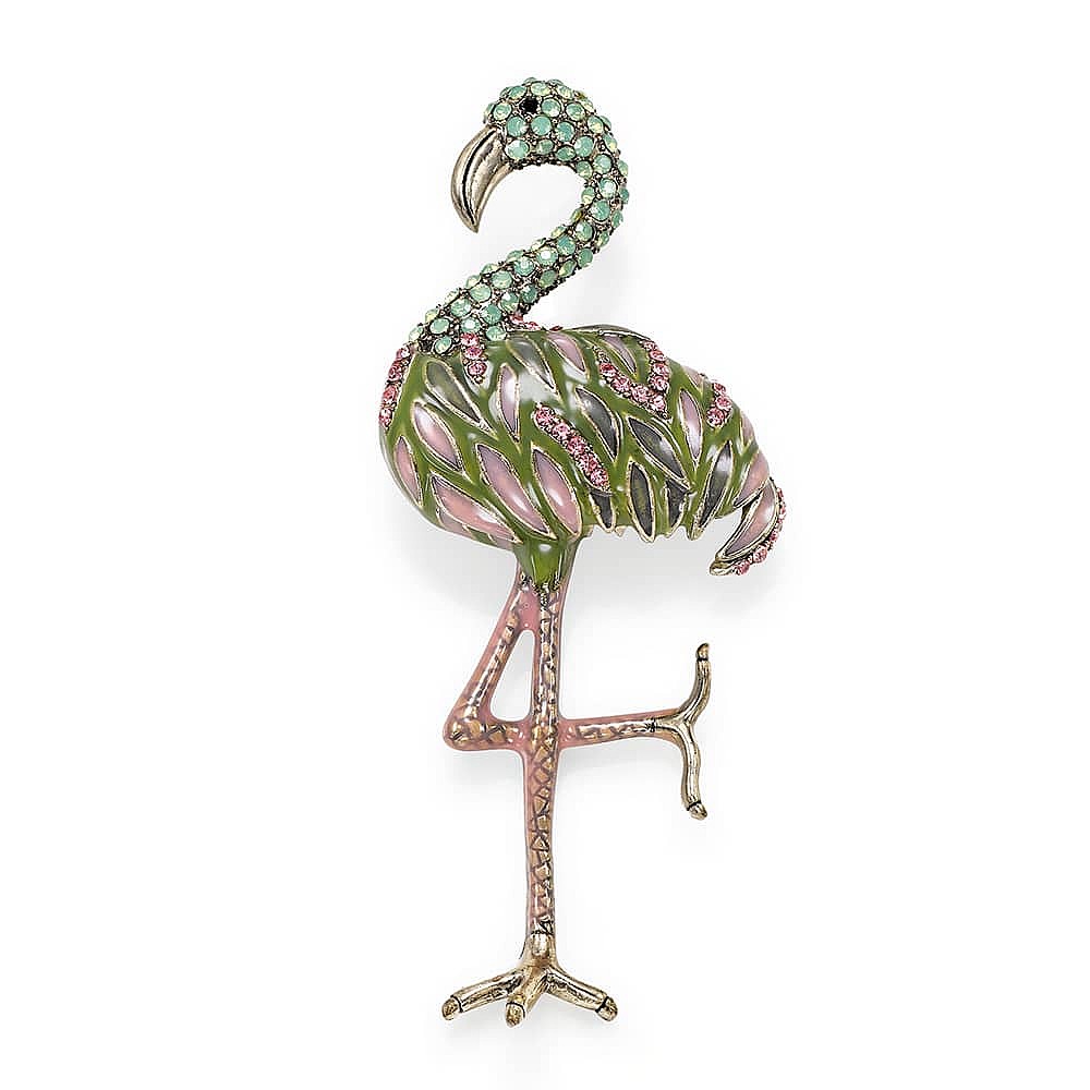 Balancing Beauty Flamingo Brooch