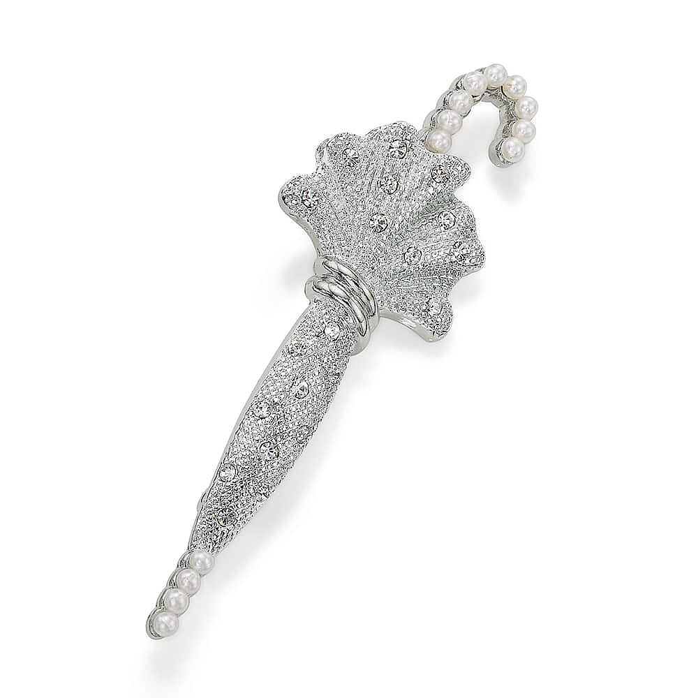 Poised Parasol Brooch