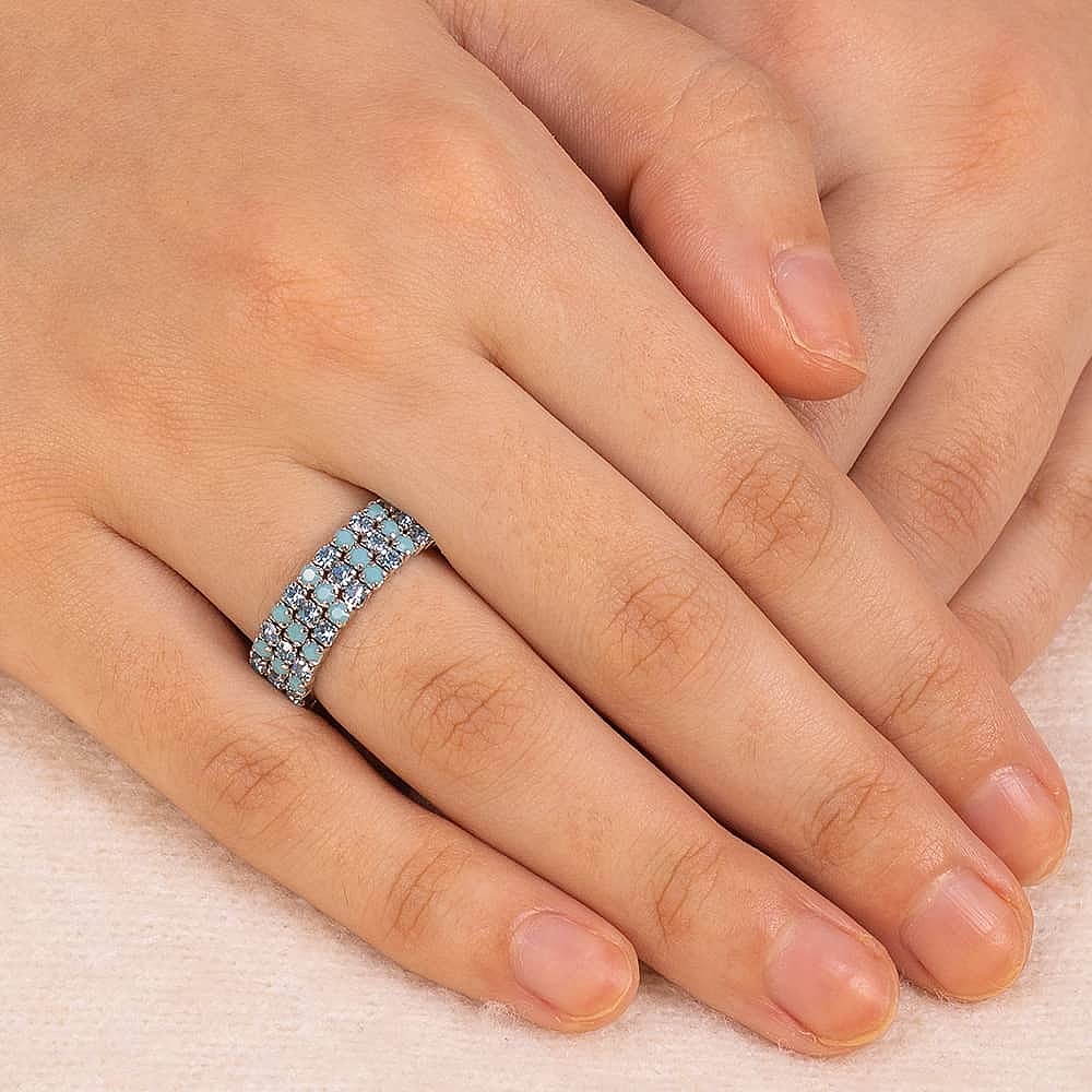 Aqua Awakening Crystal Ring