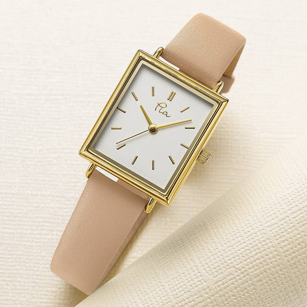 Time & Again Beige Watch