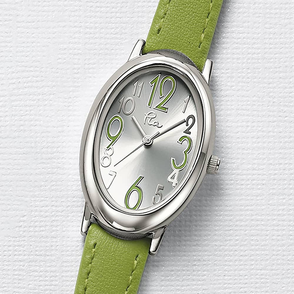 Time Will Tell Lime Green Watch