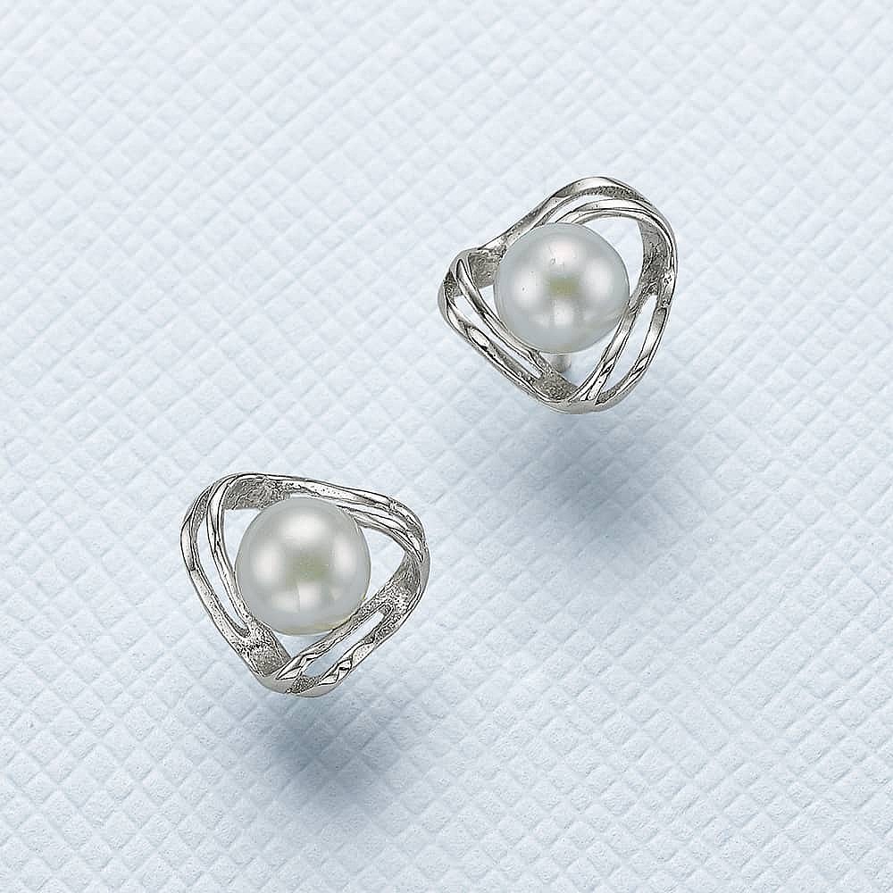 Elegant Orbit Stud Earrings