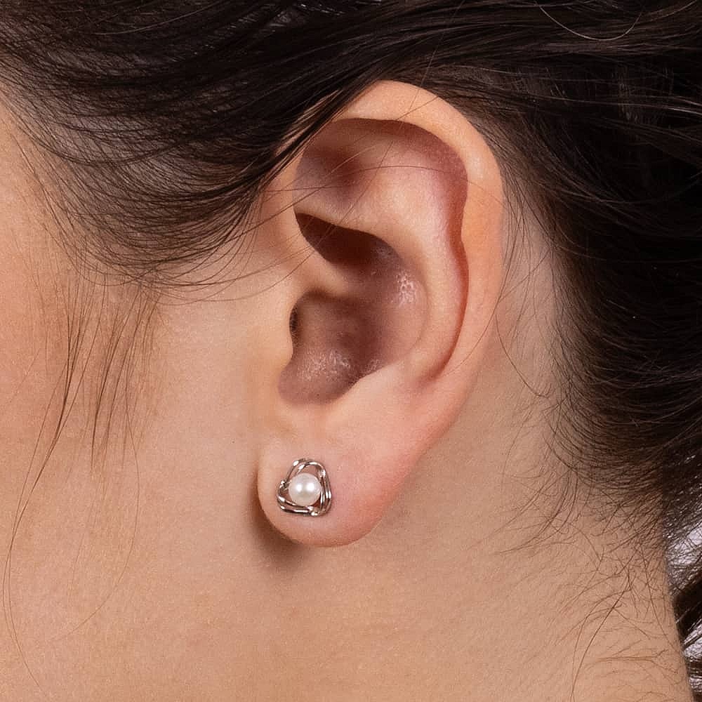 Elegant Orbit Stud Earrings