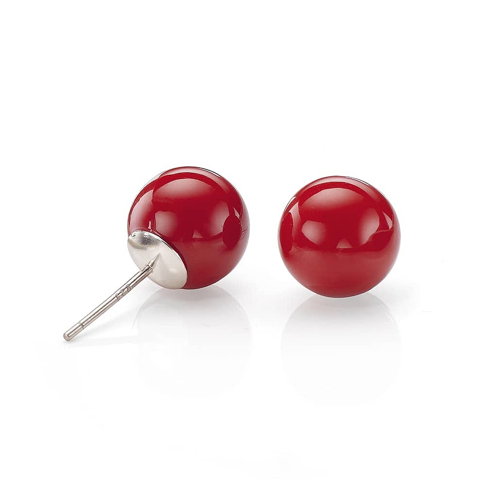 Primary Passion Red Stud Earrings