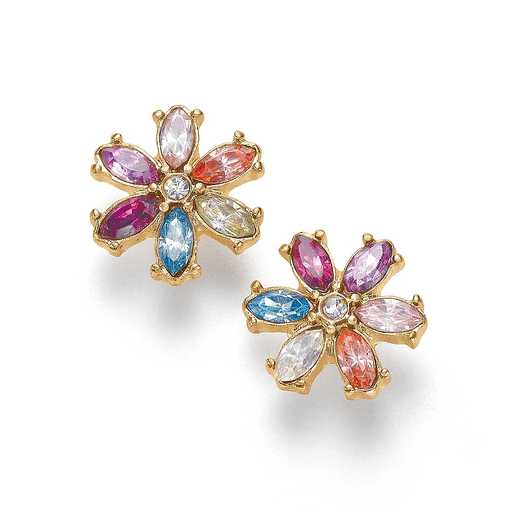 Happy Hues Crystal Stud Earrings