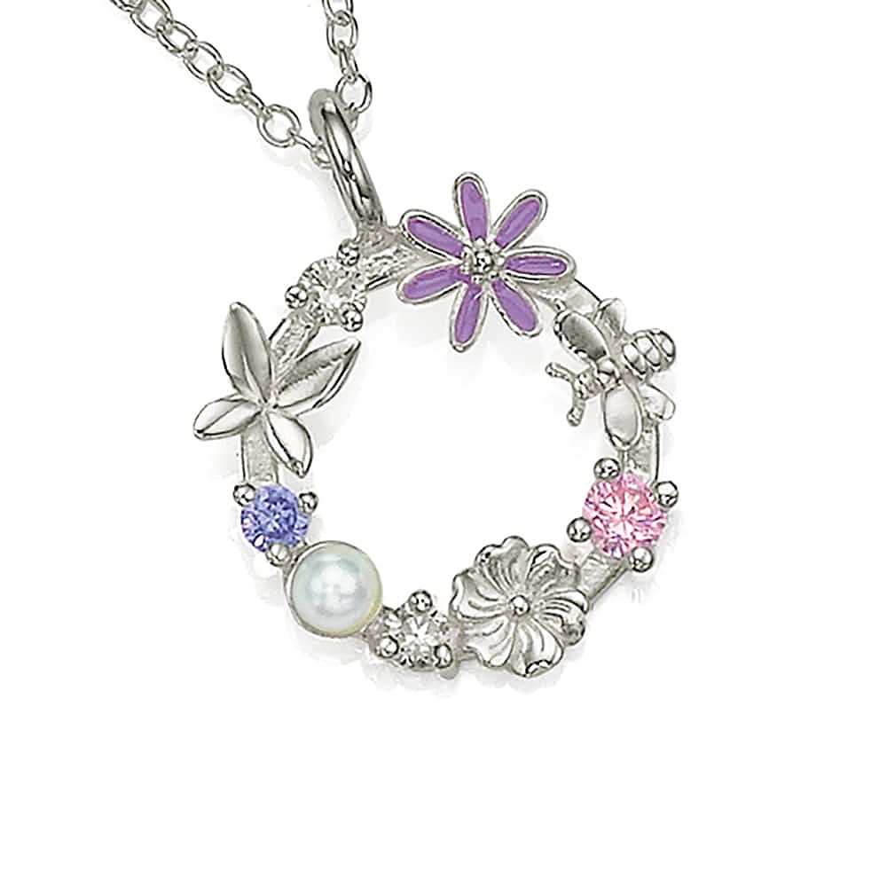 Petite Prairie Silver Pendant