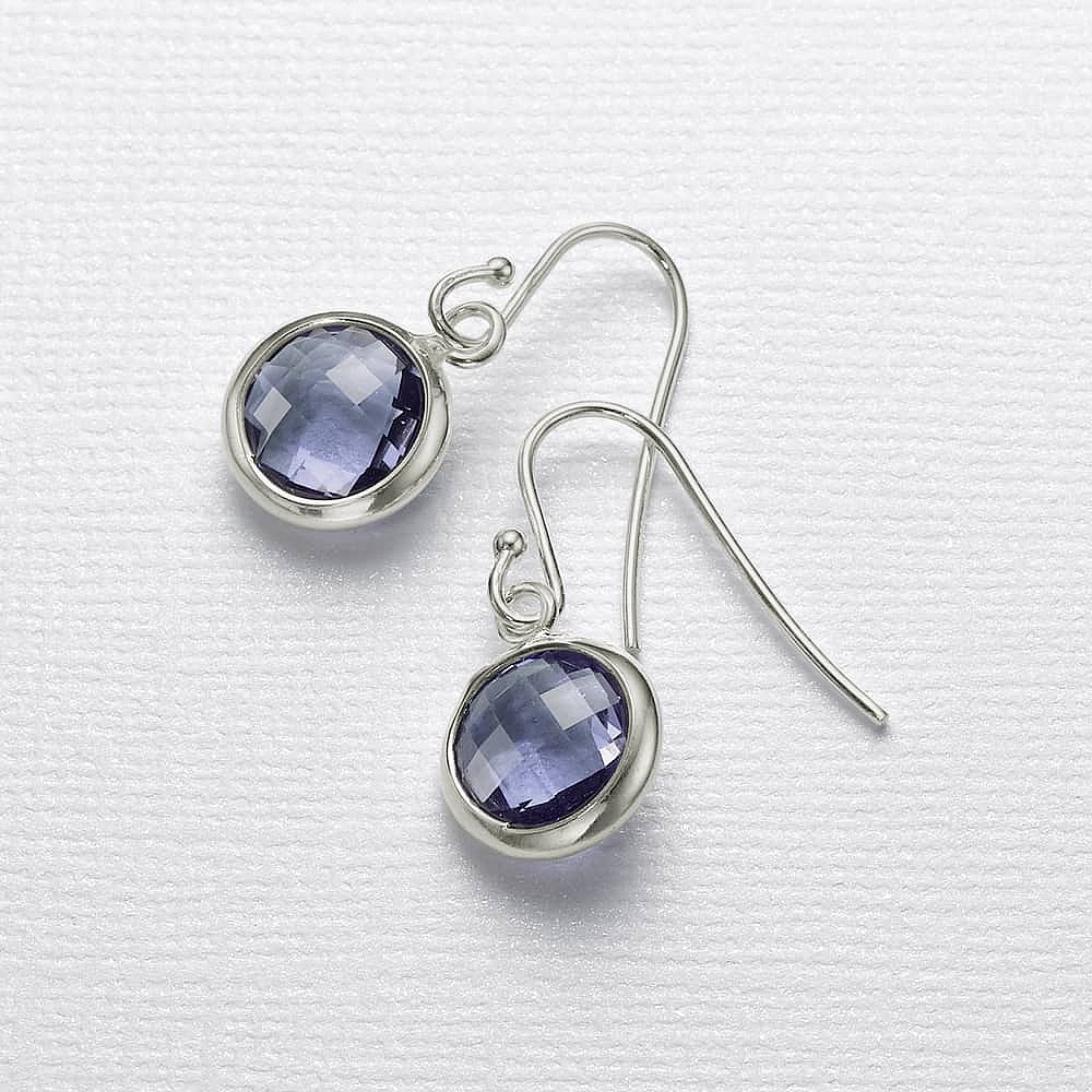 Violet Vision Silver Earrings Pia Jewellery