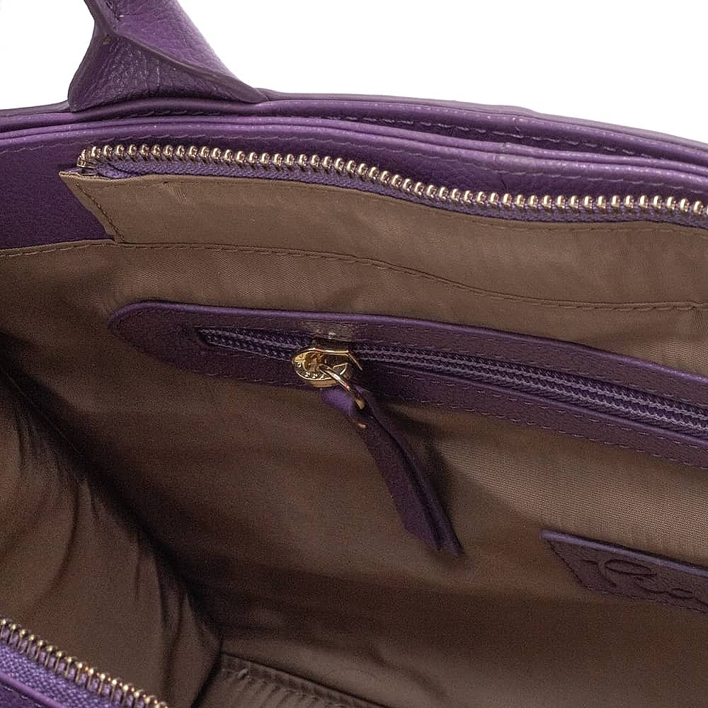 Iris Intrigue Leather Bag