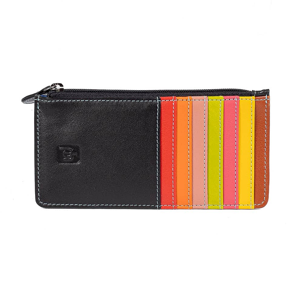 Creatively Coloured Leather Card Holder