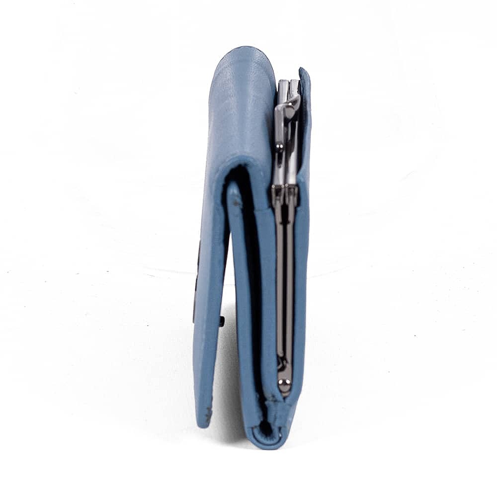 Drawn To Denim Leather Purse