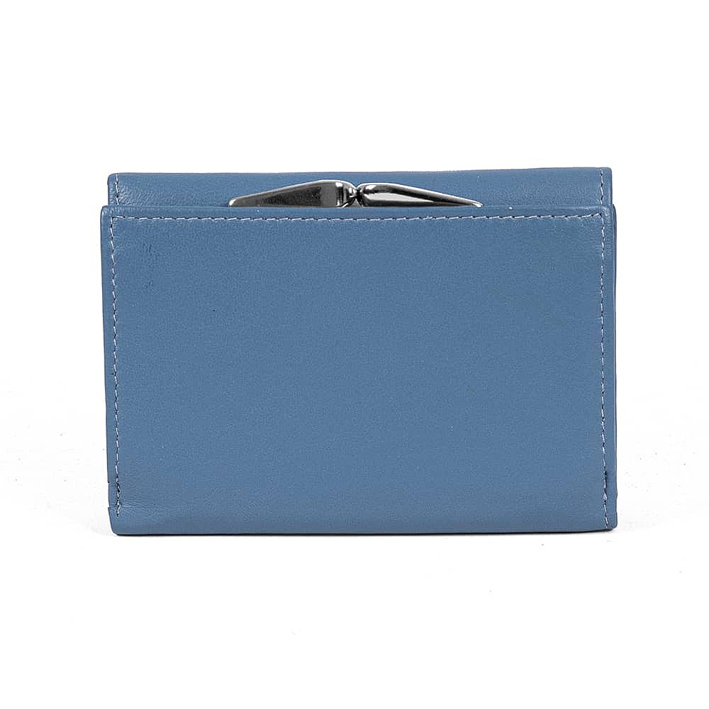 Drawn To Denim Leather Purse
