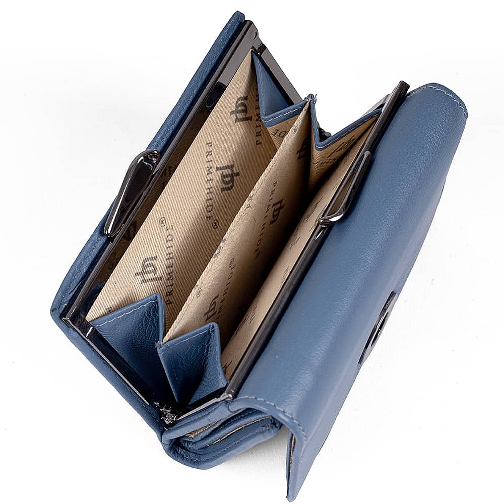 Drawn To Denim Leather Purse