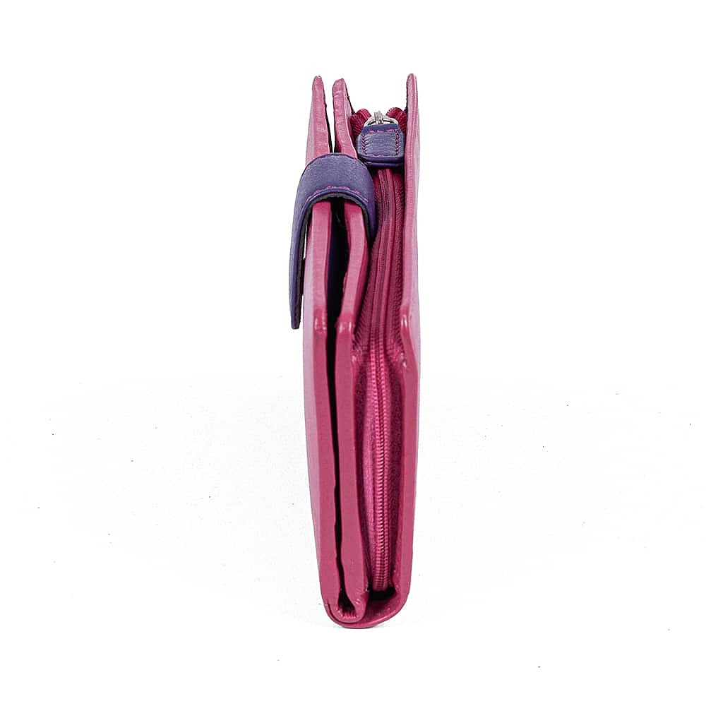 Tickled Pink Leather Purse