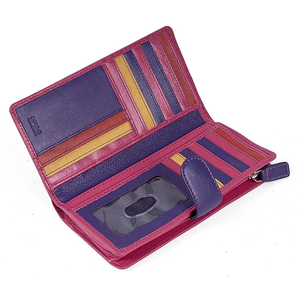 Tickled Pink Leather Purse