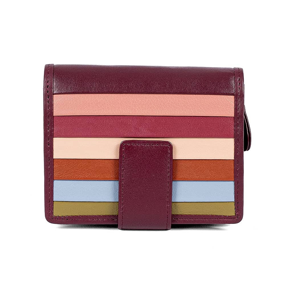 Line By Line Leather Purse