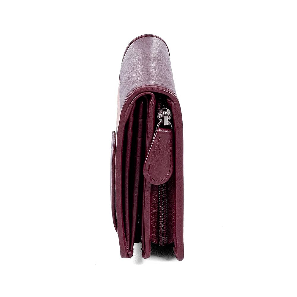 Line By Line Leather Purse