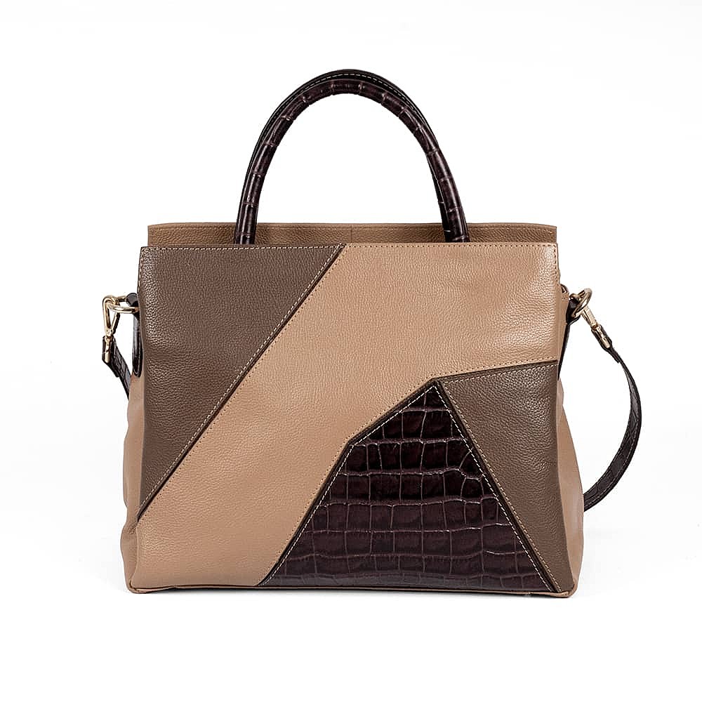 Cultivated In Coffee Leather Bag