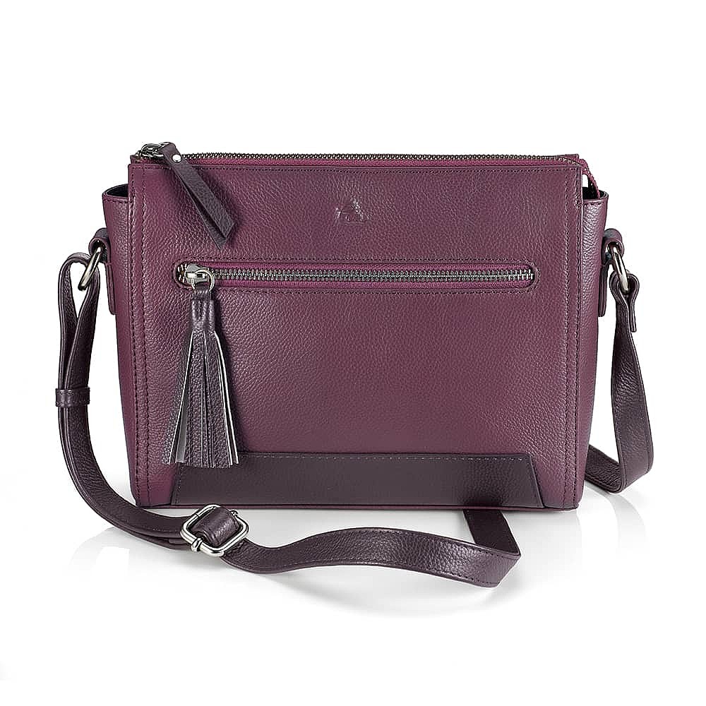 Plum cross body bag deals