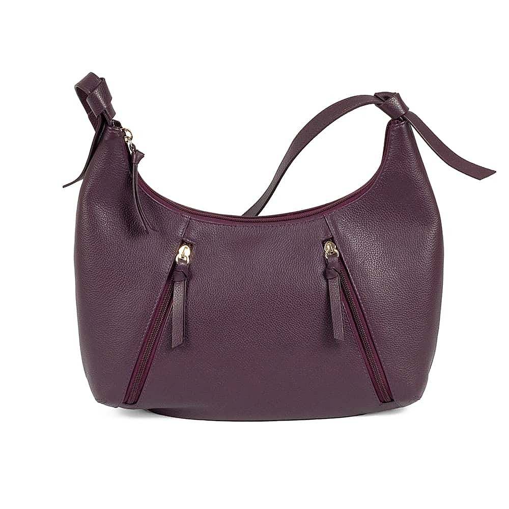 Perennial Purple Leather Bag