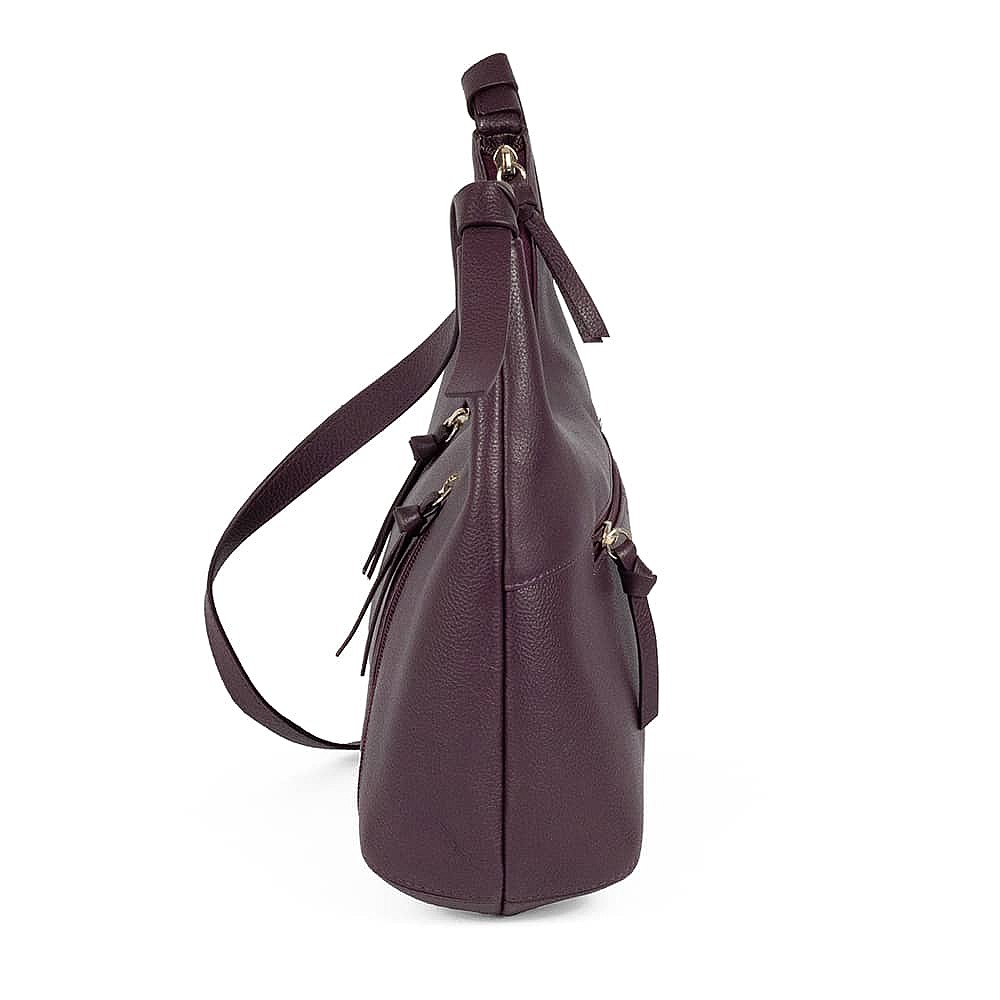 Perennial Purple Leather Bag