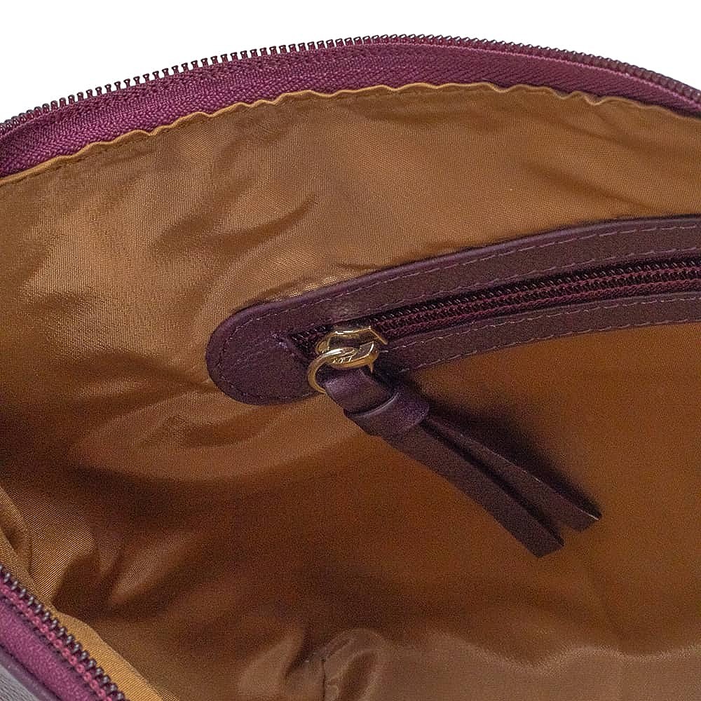 Perennial Purple Leather Bag