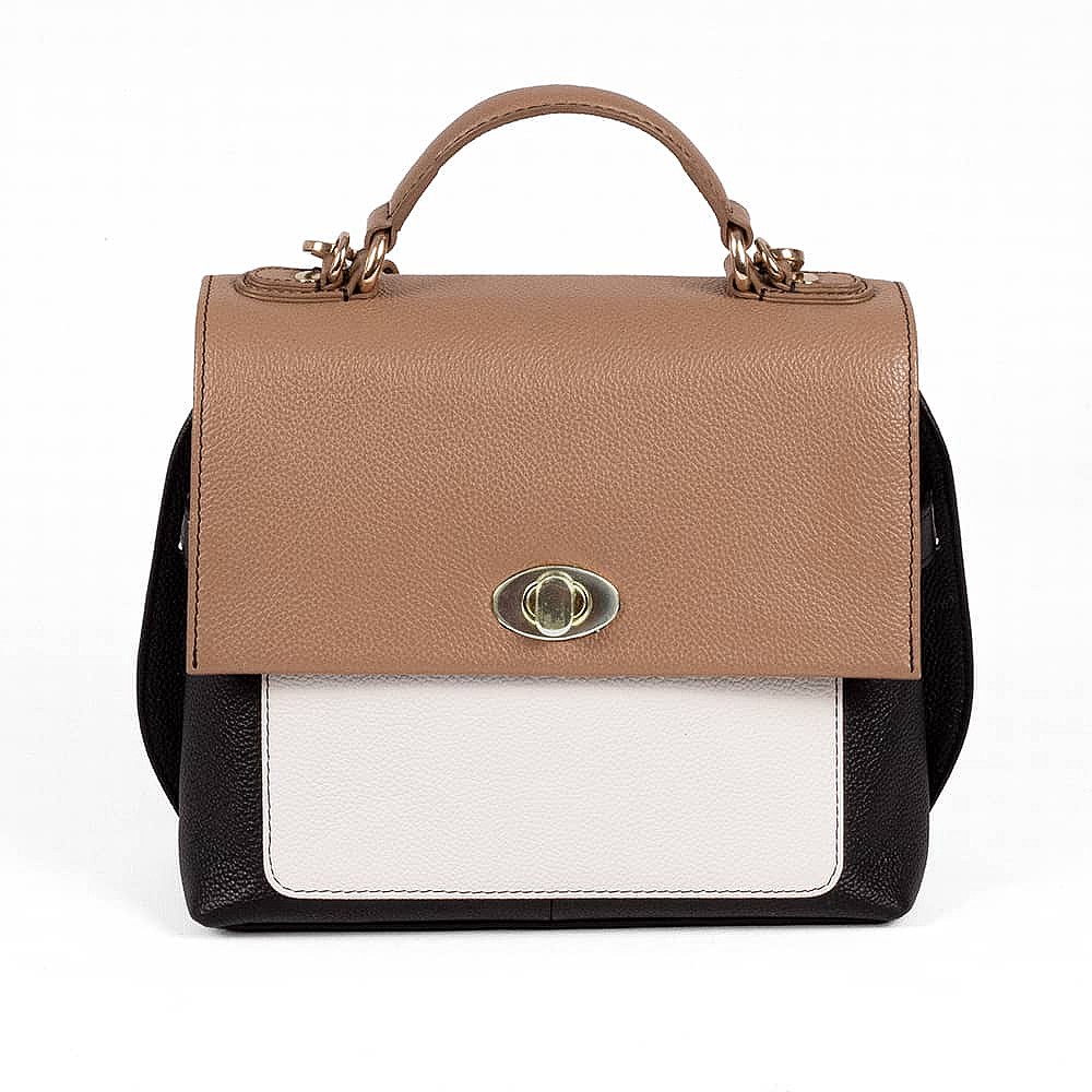 Uptown Chic Leather Bag