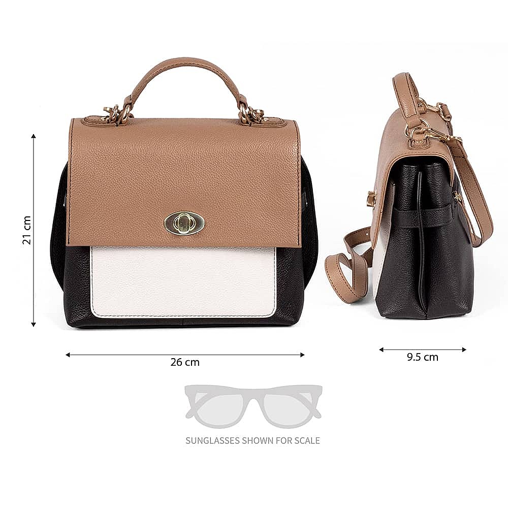 Uptown Chic Leather Bag