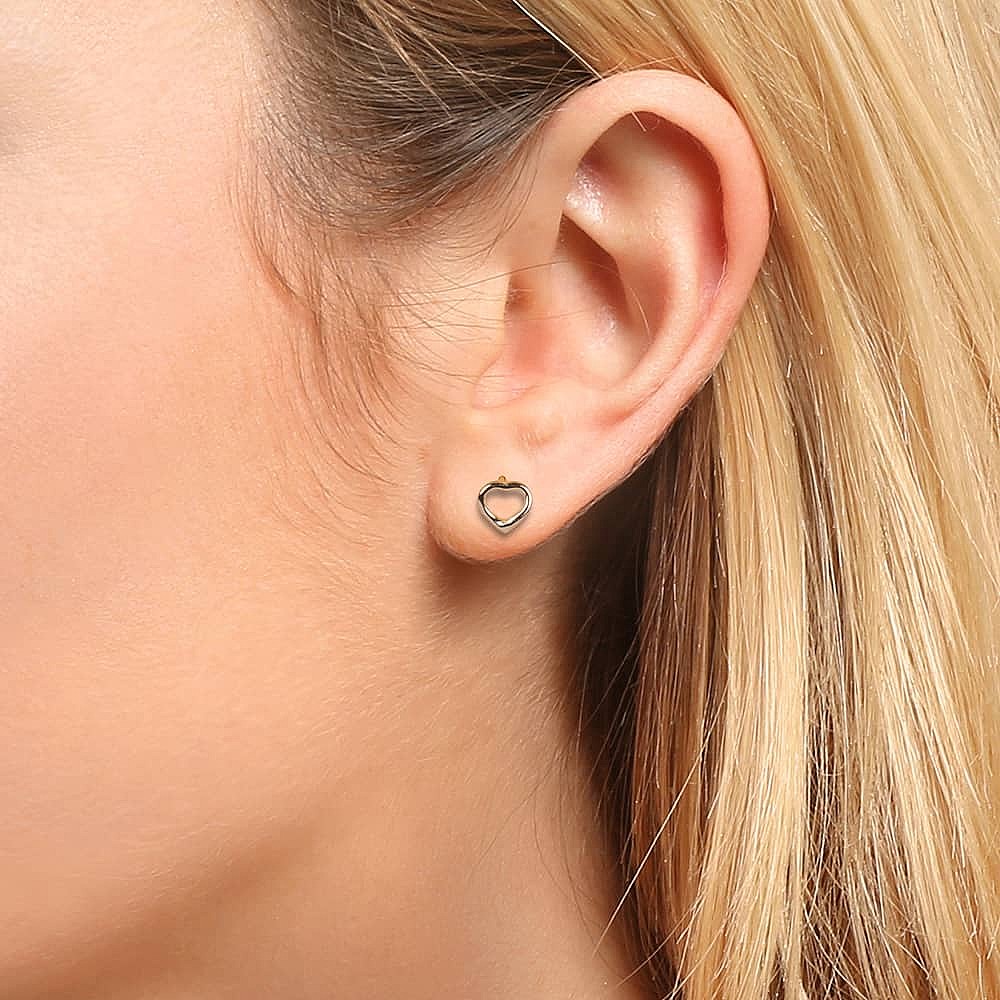 Golden Affection Stud Earrings