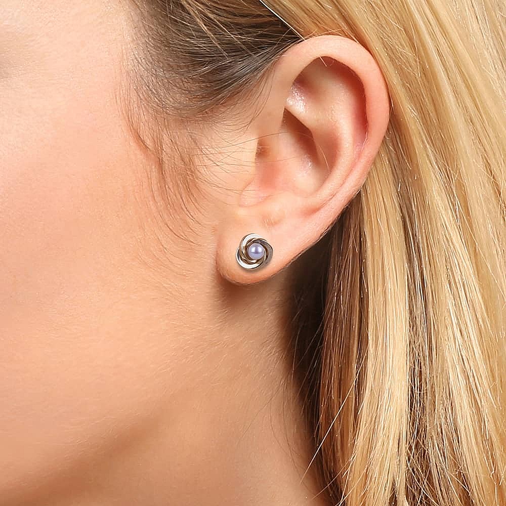 Wrapped In Wisdom Gold Stud Earrings