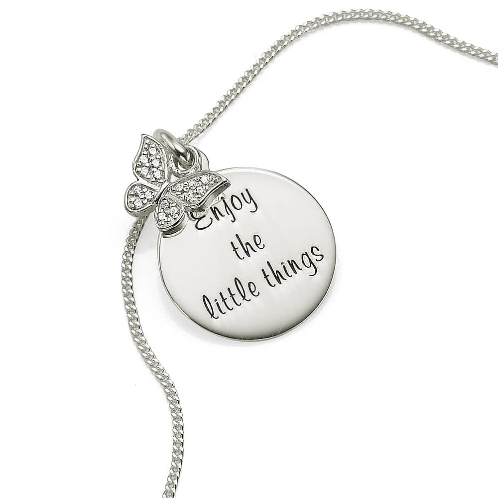Simple Pleasures Silver Pendant