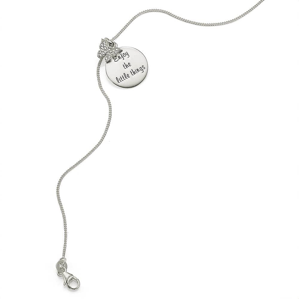 Simple Pleasures Silver Pendant