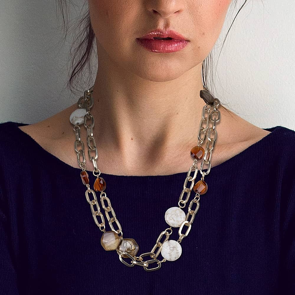 A Fiery Heart Necklace