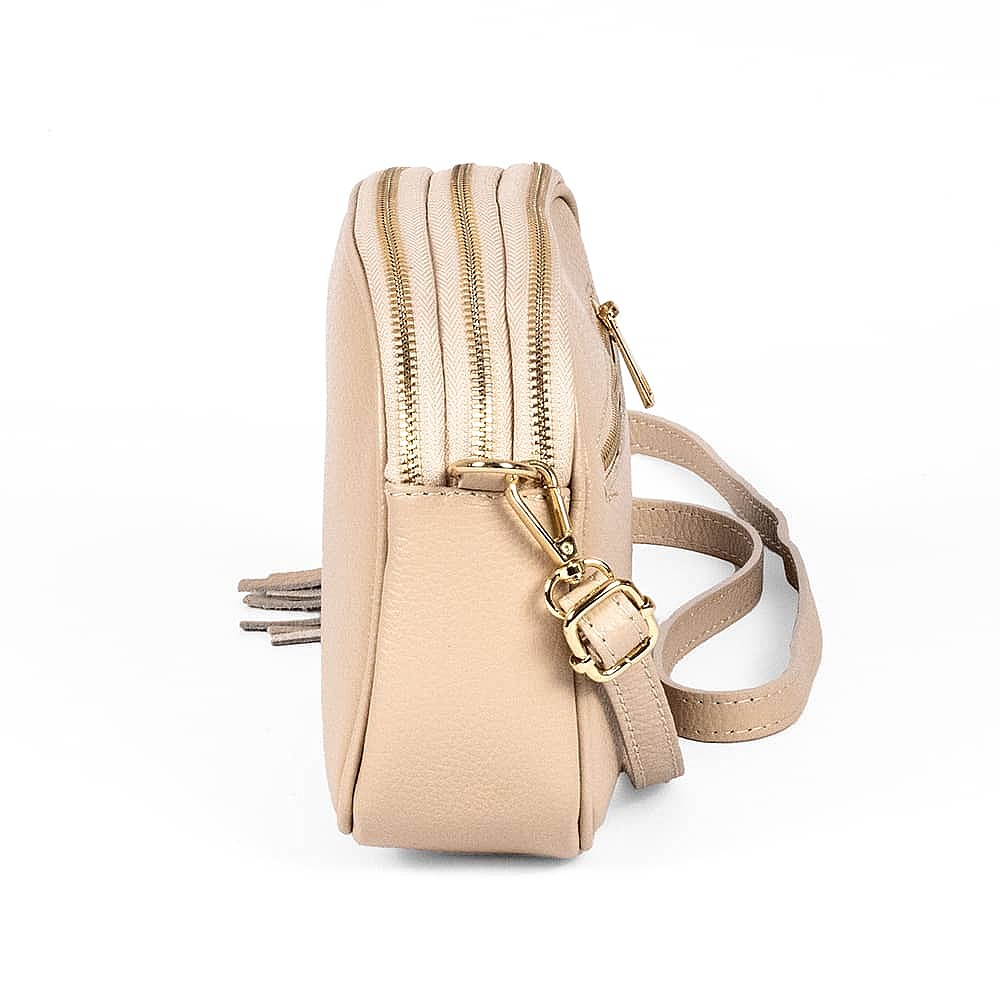 Cream In Your Coffee Leather Cross-Body Bag