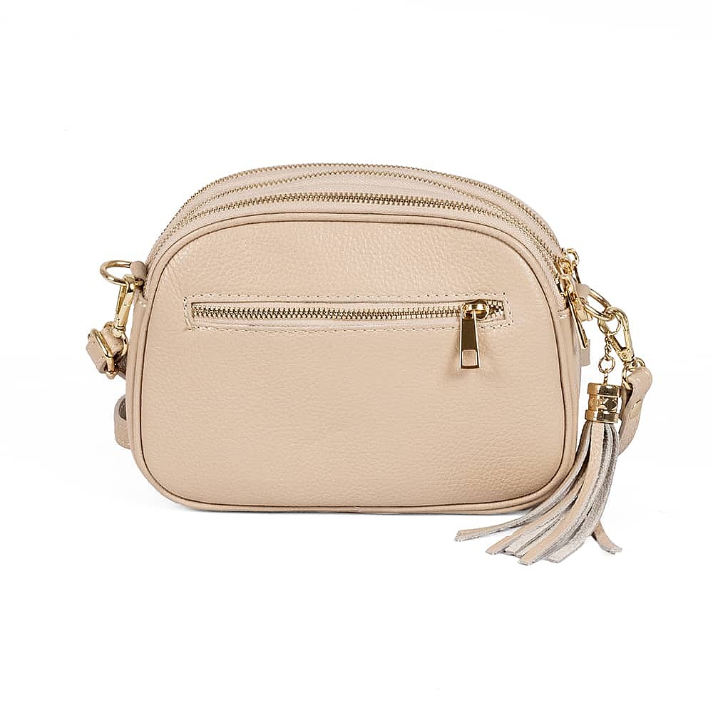 Cream In Your Coffee Leather Cross-Body Bag
