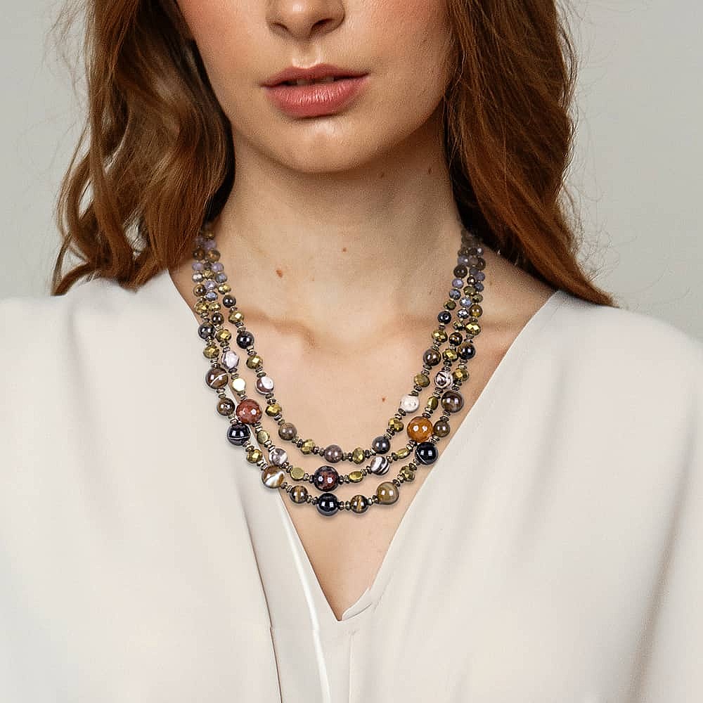 Earthy Elements Gemstone Necklace