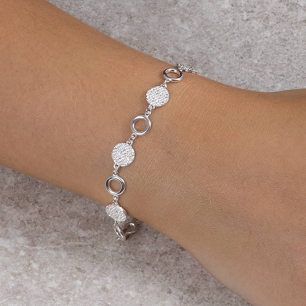 Centred With Silver Bracelet