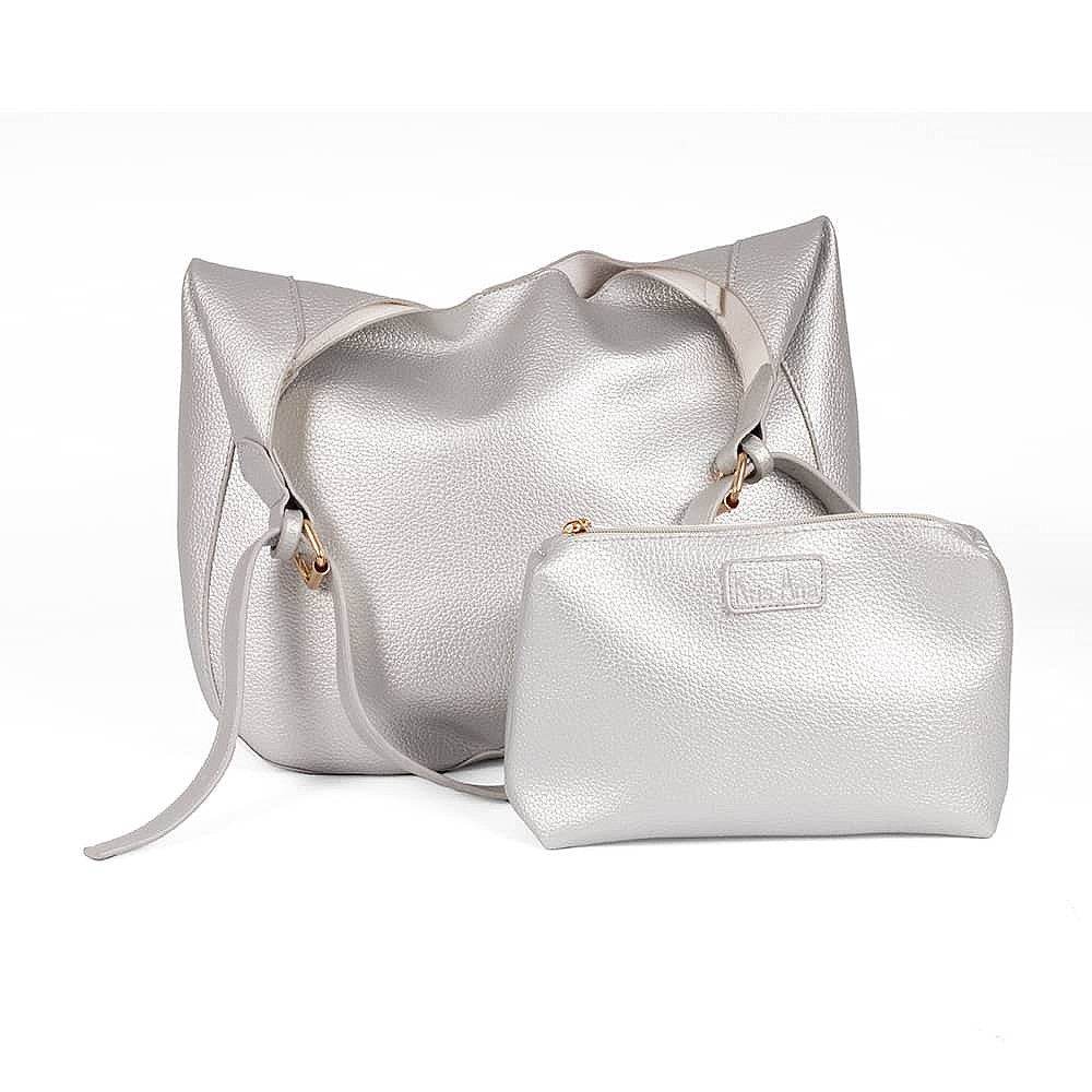 The Silver Lining Faux Leather Bag