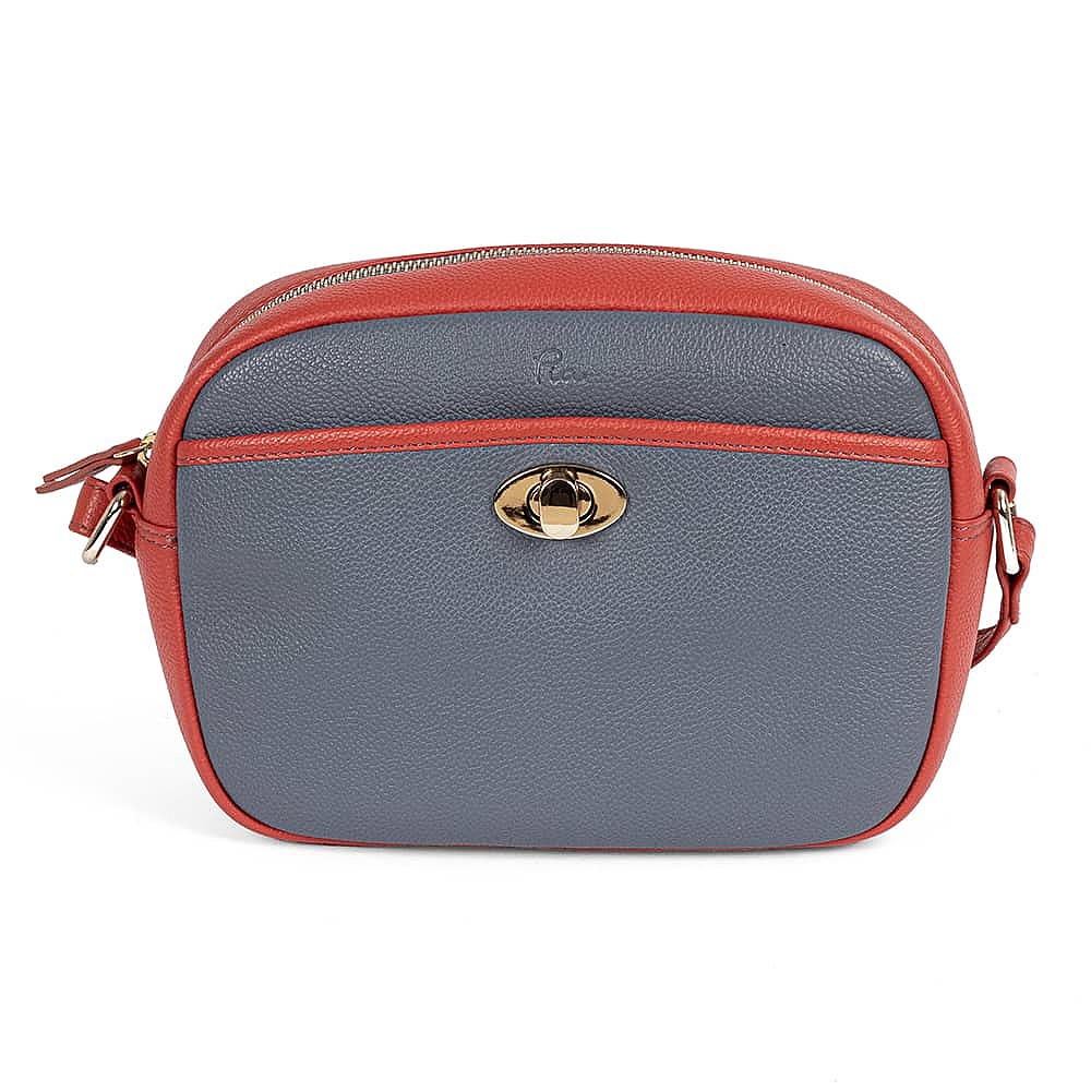 Denim Duet Leather Cross-Body Bag