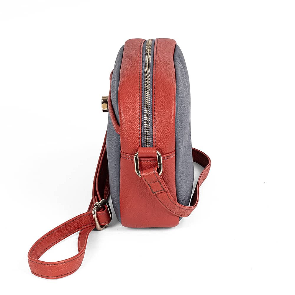 Denim Duet Leather Cross-Body Bag