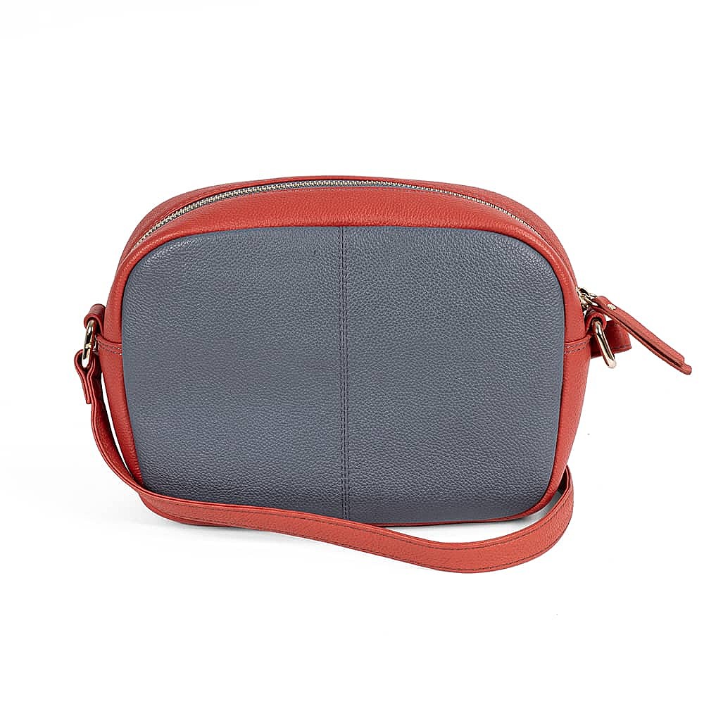 Denim Duet Leather Cross-Body Bag