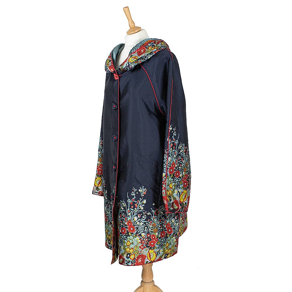 Best in Bloom Navy Raincoat