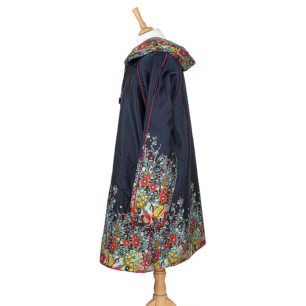 Best in Bloom Navy Raincoat
