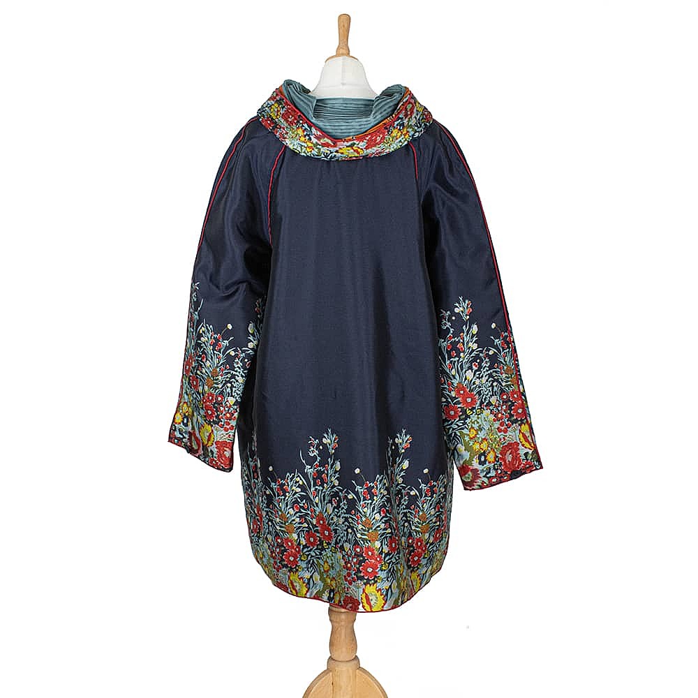 Best in Bloom Navy Raincoat