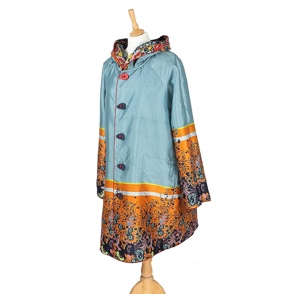 Best in Bloom Navy Raincoat