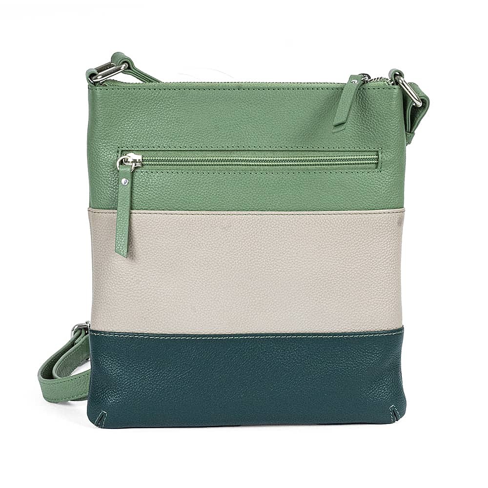Ever Green Leather Cross-Body Bag