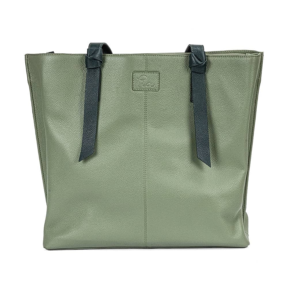 Sage Advice Leather Tote Bag