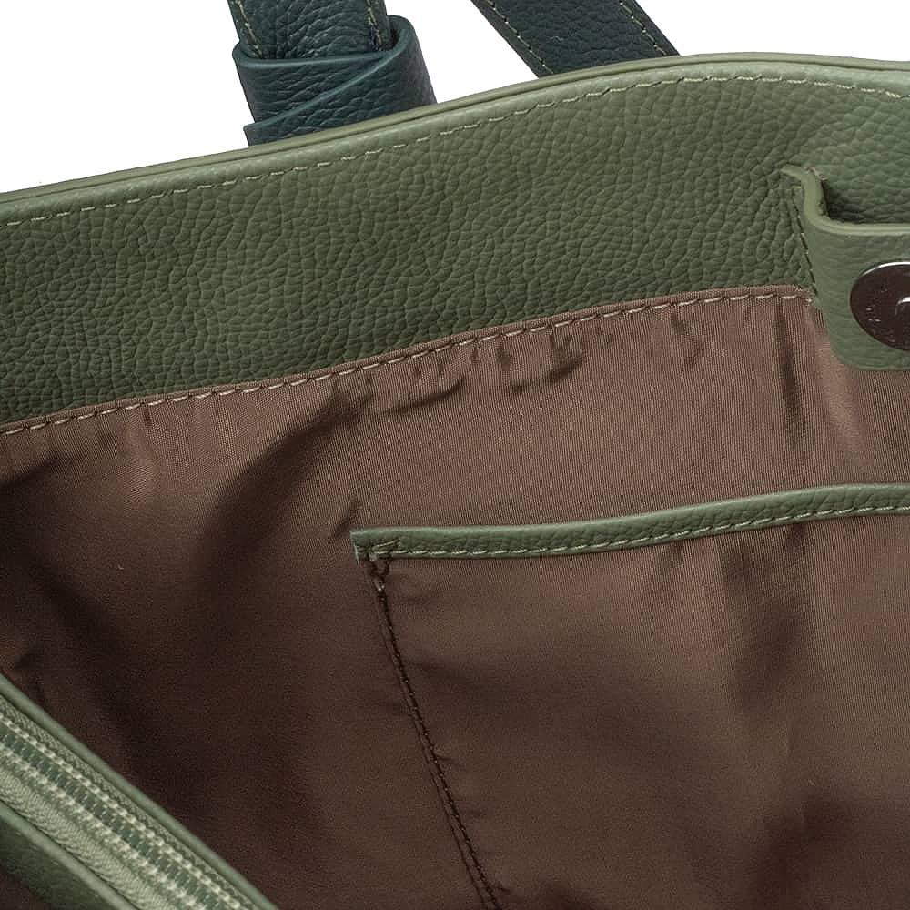 Sage Advice Leather Tote Bag