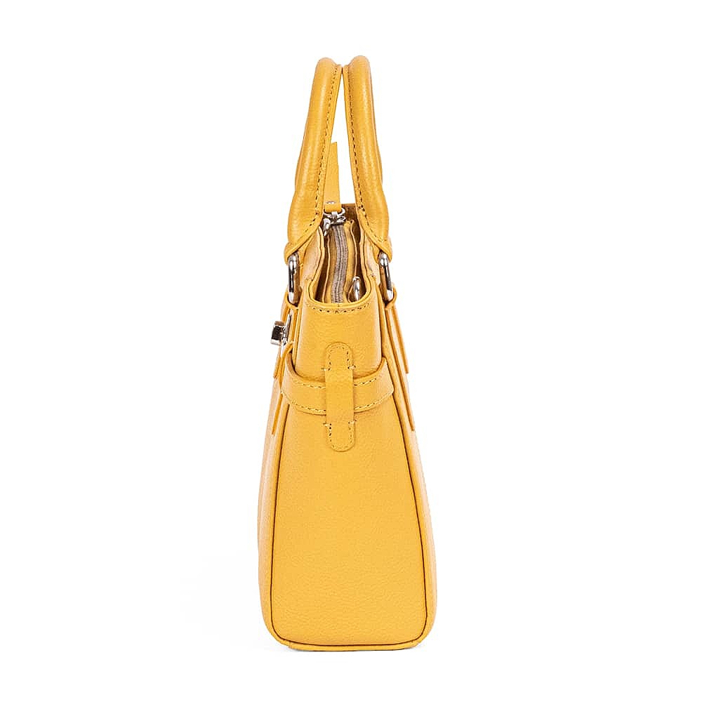 Honey Hues Leather Mini Tote Bag