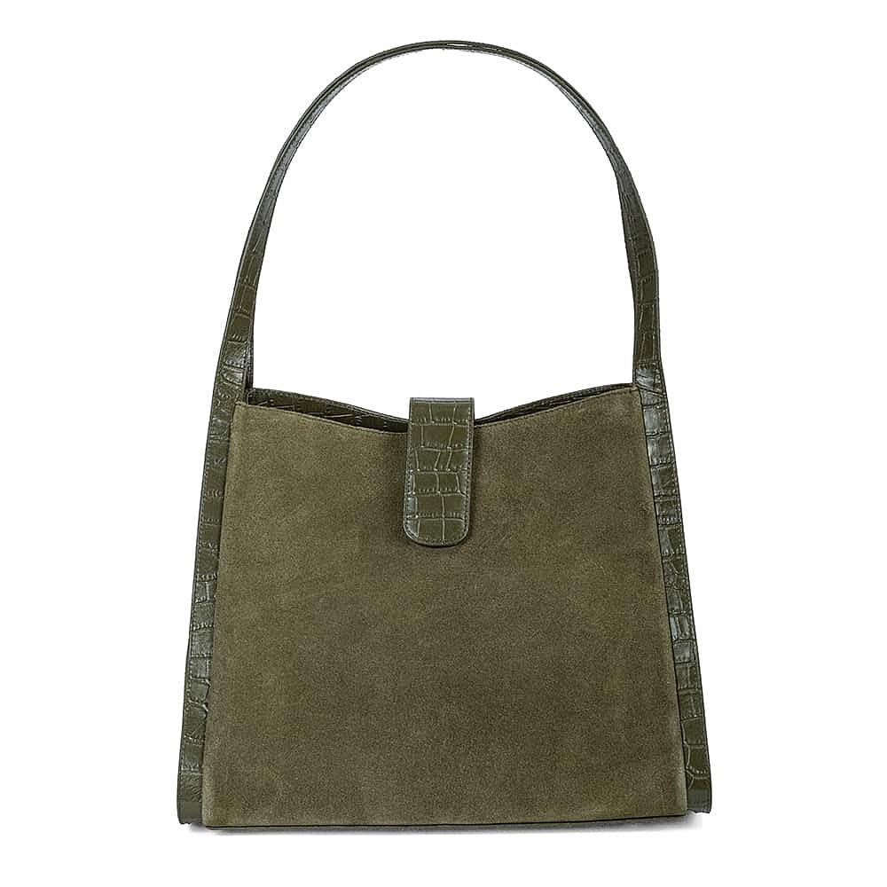 Allure of Olive Suede Bag